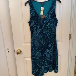 Tommy Bahama Blue Lake Paisley Dress, Size M, 8-10